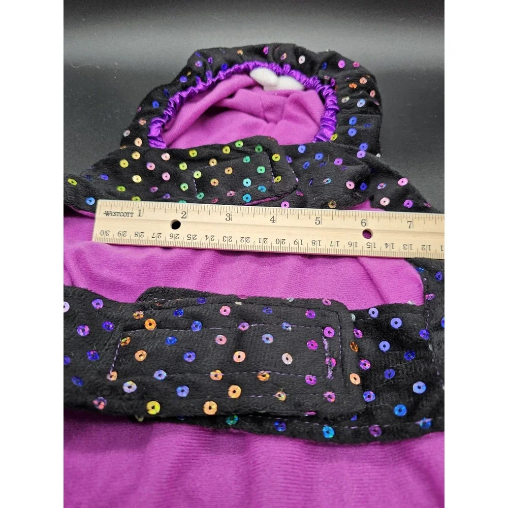 Black & Purple Sparkle Spider Dog Costume Medium Dog Costume‎